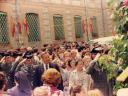 Acto institucional en el Juncarejo con el alcalde Antonio Pariente Cuesta - Fecha: 1979 Cedida por: Antonio Pariente Cuesta Autor: Desconocido
