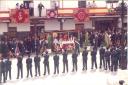 Celebración del 150 aniversario de la fundación de la Guardia Civil en la plaza de la Constitución - Fecha: 1994 Ayuntamiento de Valdemoro Autor: Edelmiro A. Galván Villamandos