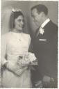23.jpg - Retrato de boda de Carlos y María Eugenia Año: 1966 Cedida por: Carlos Mazarracín González Autor: Desconocido