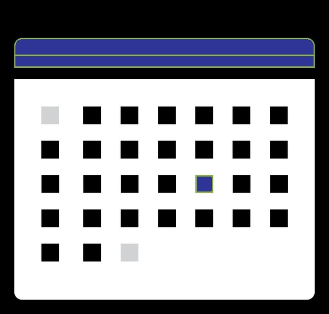Calendario cita evento