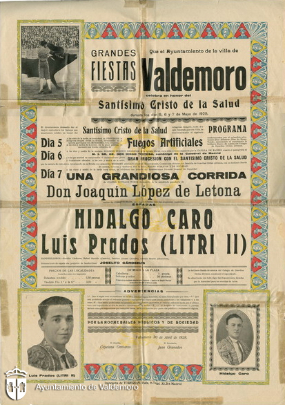 Cartel de fiestas - Año 1928