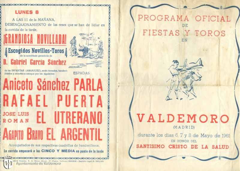 Cartel de fiestas - Año 1960