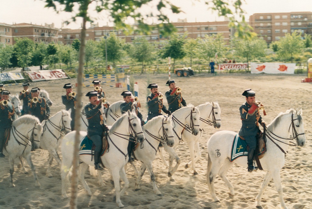 Desfile del escuadrón de la Guardia Civil (1)