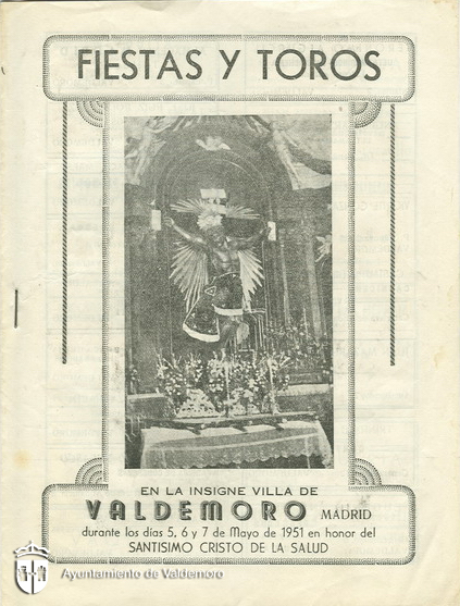 Portada del programa de fiestas - Año 1951