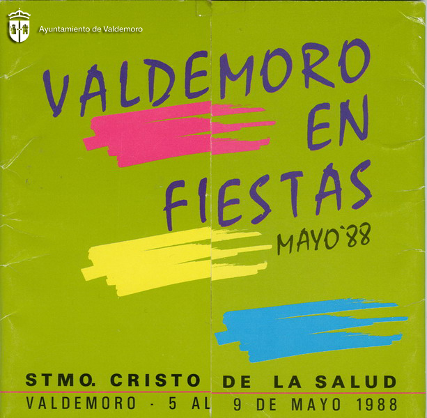 Portada del programa de fiestas - Año 1988