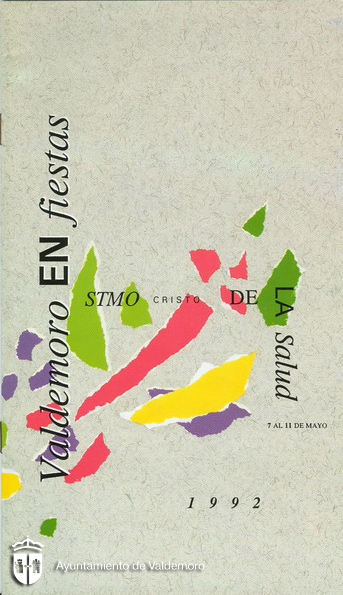 Portada del programa de fiestas - Año 1992