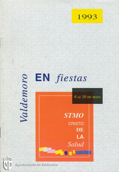 Portada del programa de fiestas - Año 1993