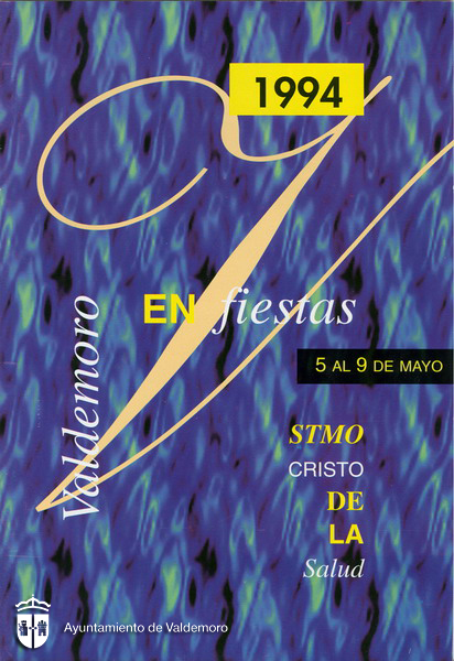Portada del programa de fiestas - Año 1994