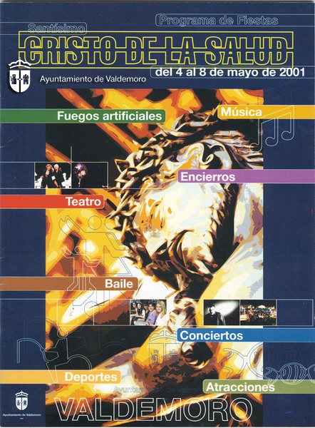 Portada del programa de fiestas - Año 2001