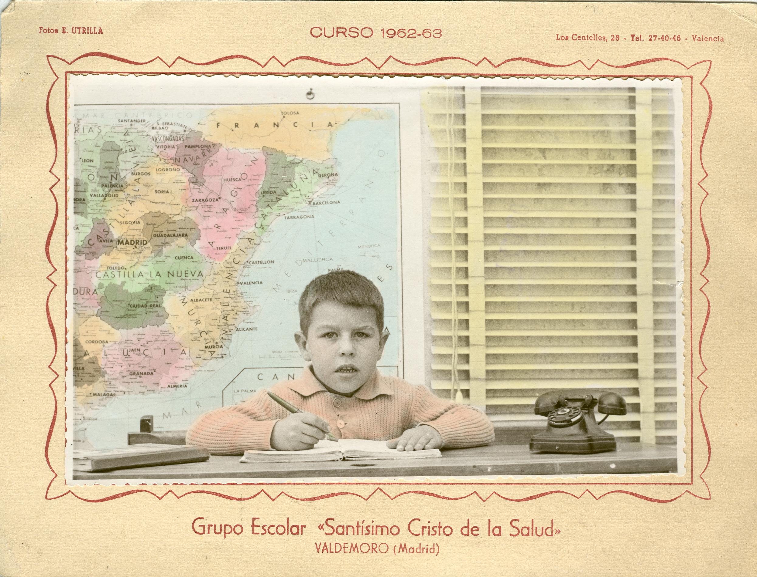 Retrato escolar de Miguel Ángel López de la Torre