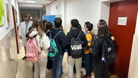 Alumnos del IES Villa de Valdemoro