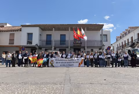 Minuto de silencio en valdemoro